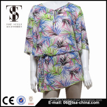 Adults Age Group and Printed Technics Short beach poncho